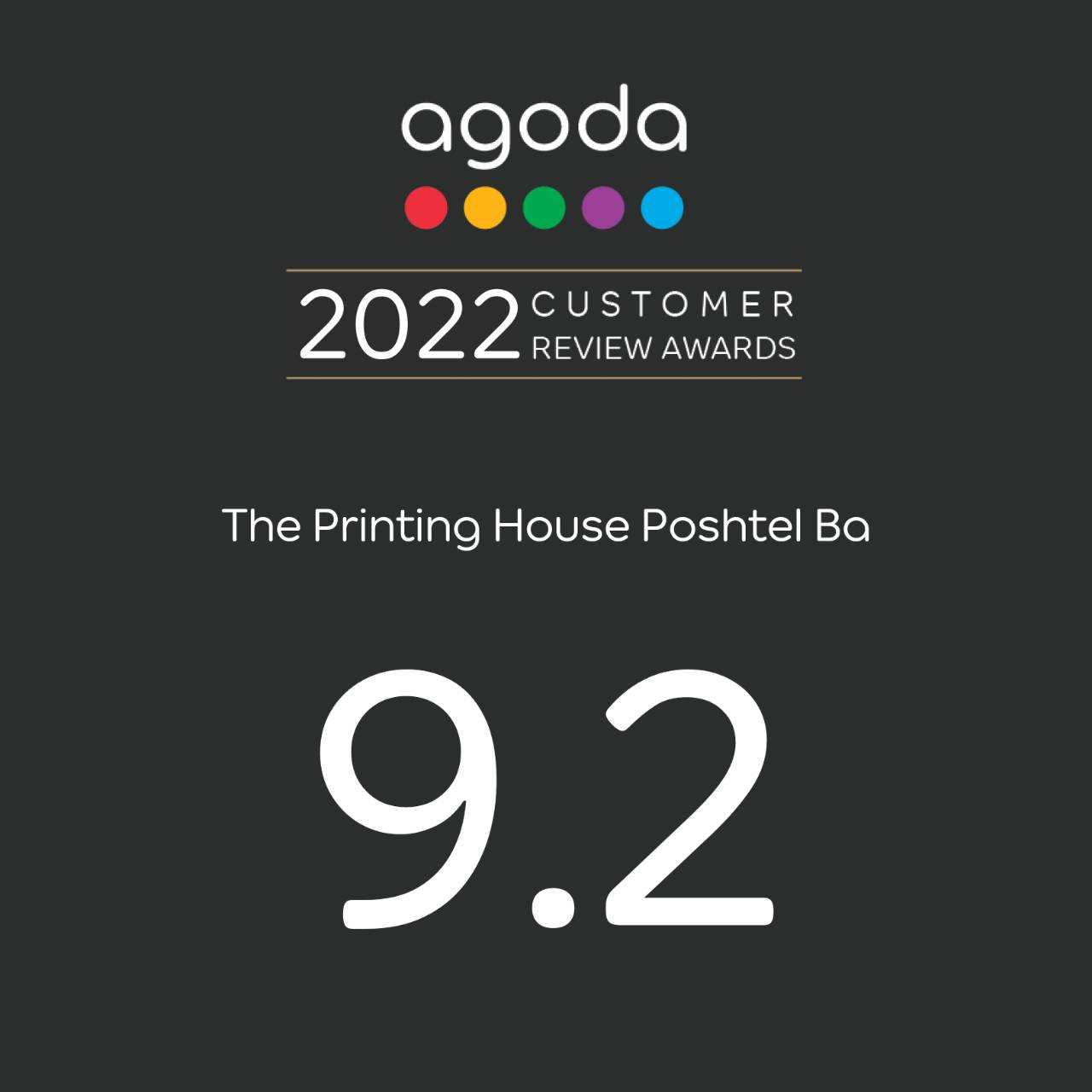 Agoda Award Winner